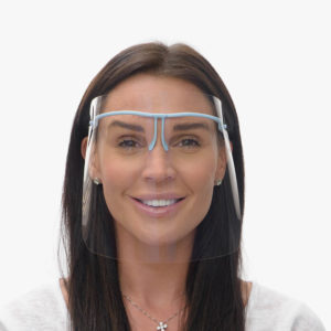 Visin PPE Anti Reflective Face Shield w/ frame V-2 - Image 2
